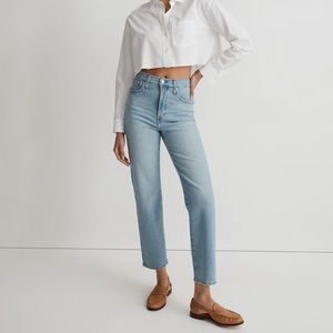 Madewell the Perfect Vintage Straight Jeans in Cliffview wash - size 28